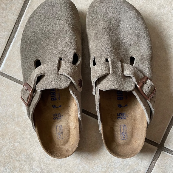 Birkenstock Boston Taupe Size 35 - Picture 6 of 11